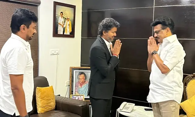 Politics turns cordial in Tamil Nadu as CM Vijay visits Stalin after ...