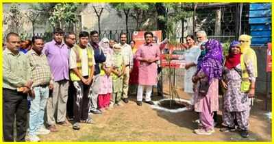 NDMC Vice Chairman Leads Tree Plantation Drive in Lodhi Colony