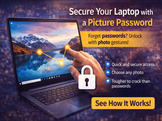 Forgot Passwords? Lock Your Laptop with a Picture Password—Here's How ...