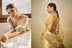 Deepika Padukone's Ivory Organza Saree Look: Modern Bridal Minimalism