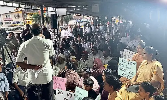 Protest against SIR held in Mangaluru
