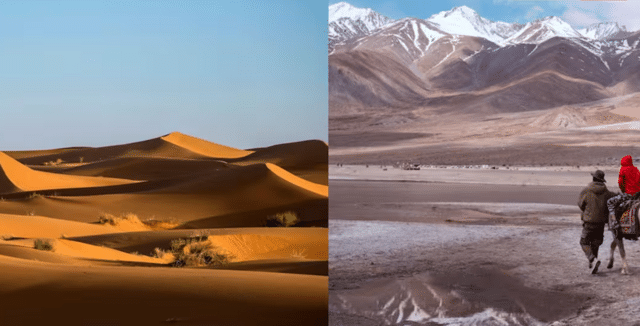 India is home to some of the most spectacular deserts in the world ...