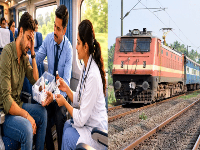 Railways: How do you call a doctor if you fall ill while traveling by ...