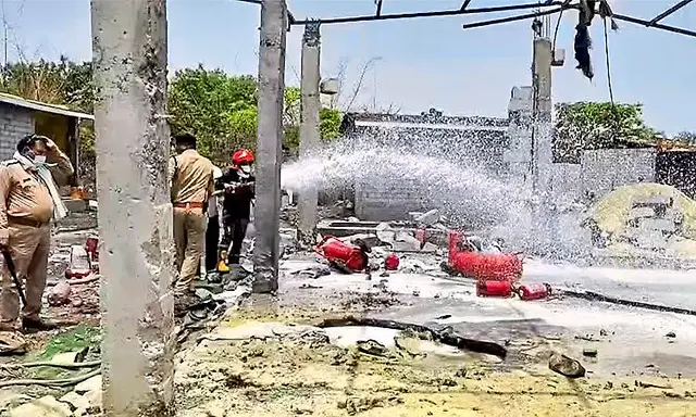 Madhya Pradesh: Massive explosion at firecracker factory kills two ...
