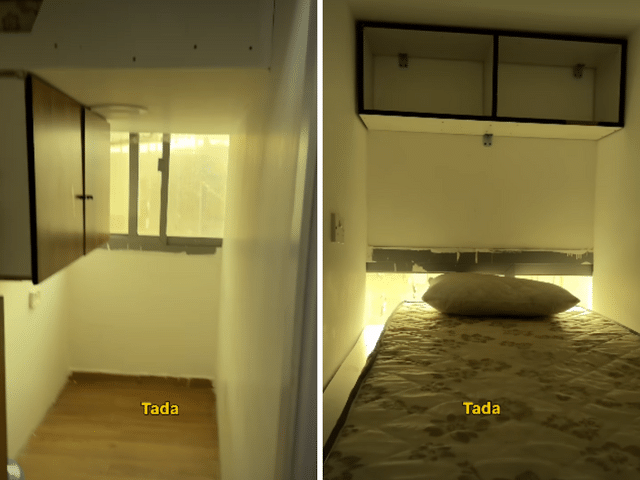 What does ₹30,000 rent get you in Dubai? Indian woman gives tour of tiny duplex room with limited storage and bed upstairs