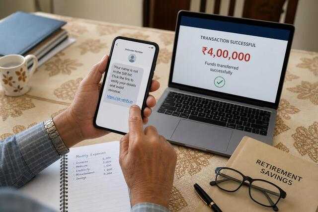 Fraudsters use SIR bait to siphon off Rs4L from retired engineer