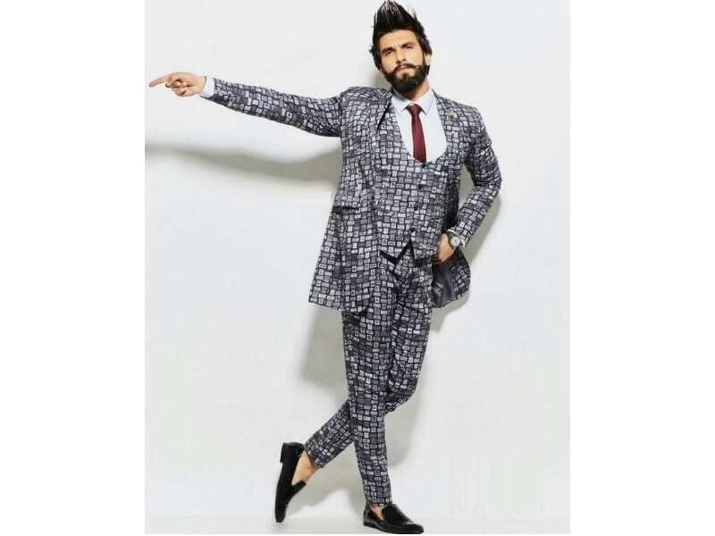 wedding ranveer singh 3 piece suit