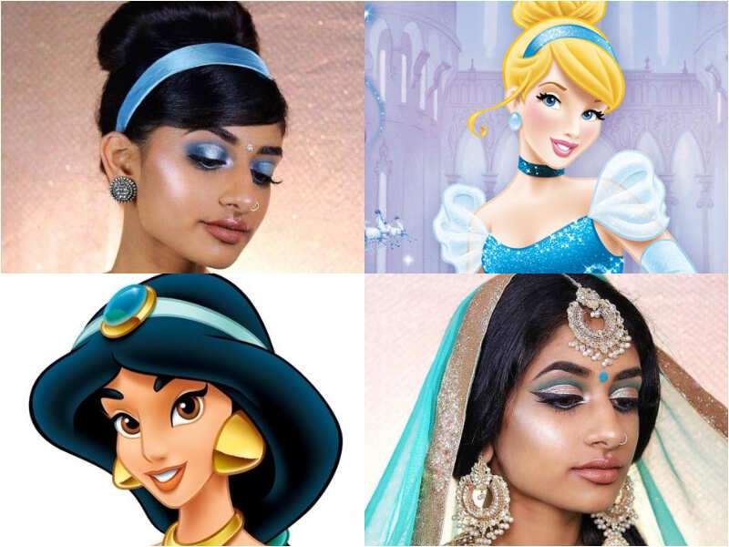 Indian Make Up Artist S Desi Take On Disney Princesses Is Desi Take On Disney Princesses