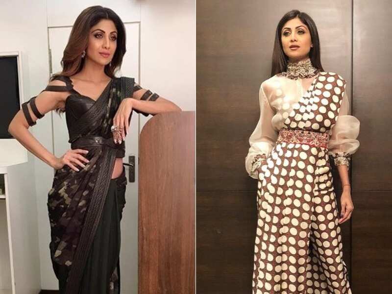 Shilpa Shetty s saree collection proves she makes the best