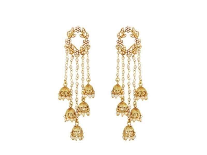 Types of traditional indian on sale earrings