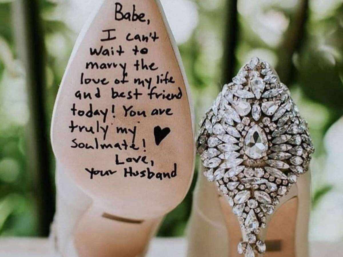 7 Brides Customised Their Wedding Footwear With The Loveliest